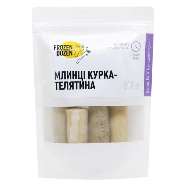 Млинці телятина-курка 300гр 2143721000015 фото