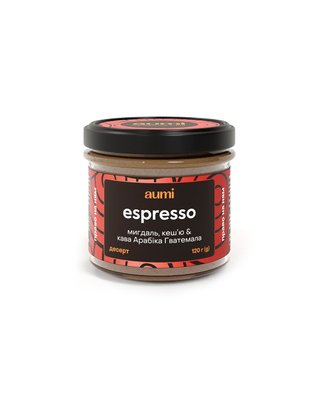 Десерт "Espresso" горіхово-кавовий, 120г, мигдалева та кеш'ю паста з кавою і ваніллю 85754 фото