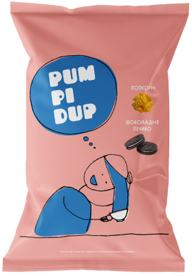 Попкорн "Pumpidup" зі смаком шоколадне  57588 фото